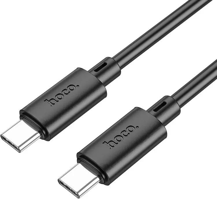 Кабель USB Type-C(m)-USB Type-C(m), 1 м, черный, HOCO Gratified X88 (6931474783363)