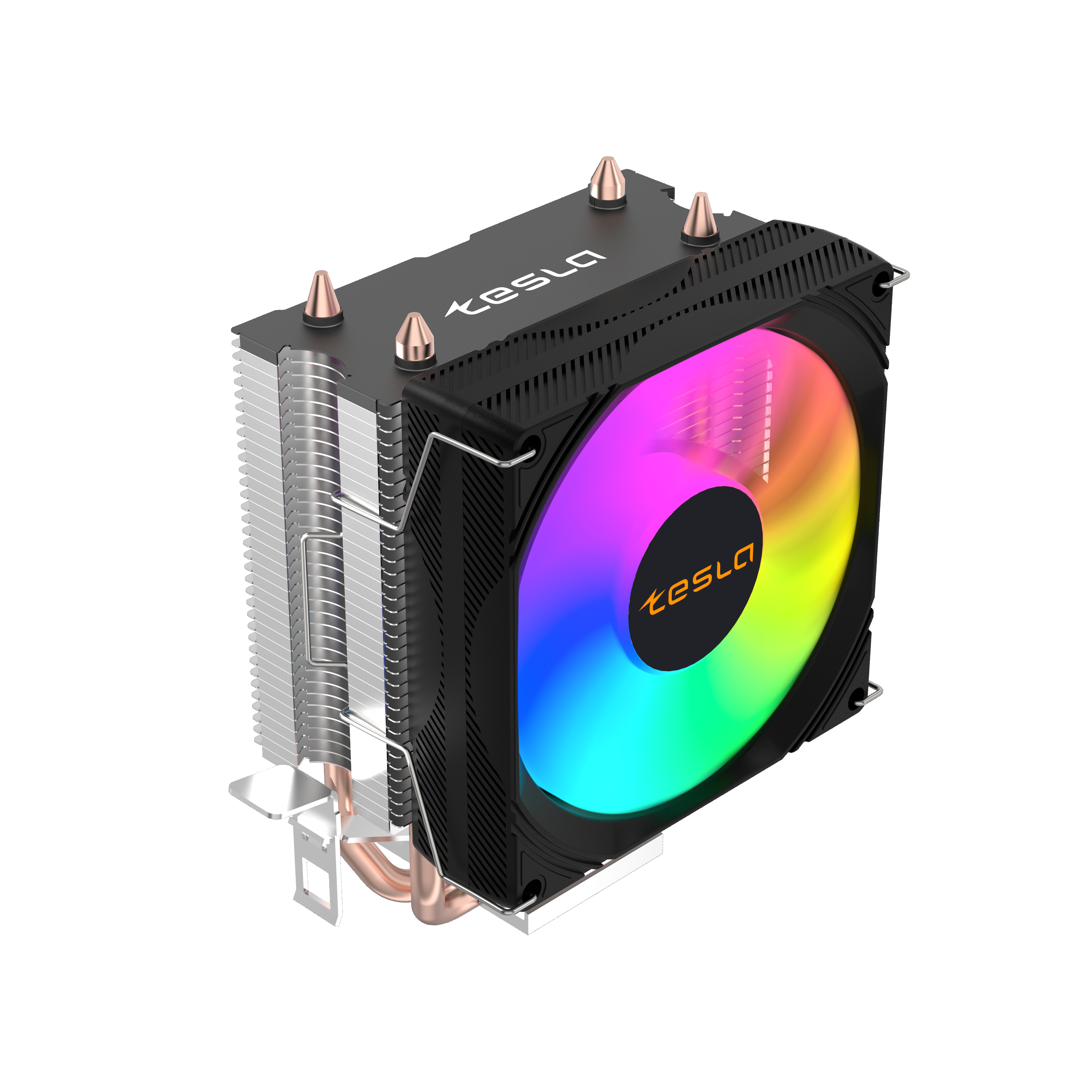 Кулер для процессора TESLA SHADOW 902, 92 мм, 1800rpm, 110 Вт, FRGB (TSL-902PWM-FRGB)