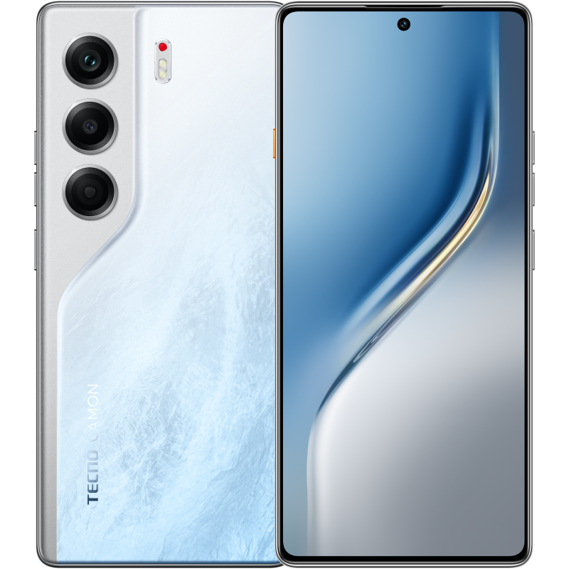 Смартфон Tecno Camon 40 Pro 5G 12Gb/256Gb белый (CM7 256+12 GLACIER WHITE)