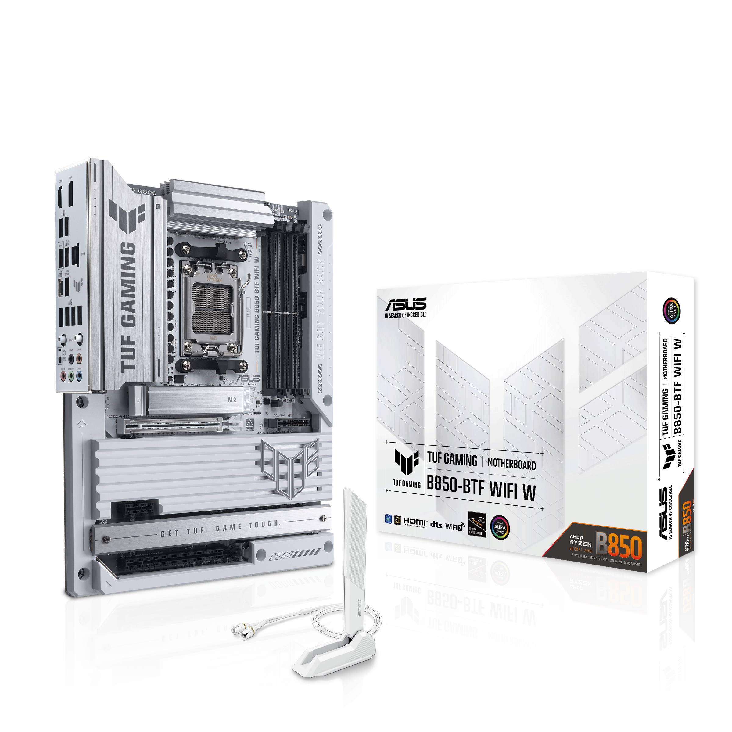 Материнская плата ASUS TUF GAMING B850-BTF WIFI W, AM5, AMD B850, ATX