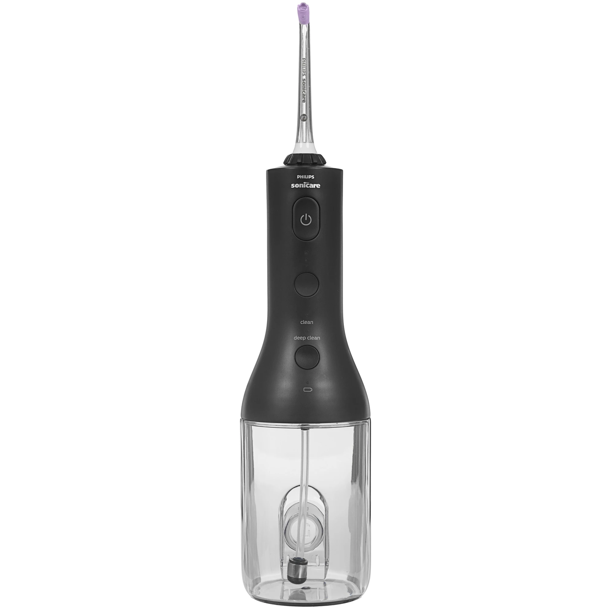 Ирригатор Philips Sonicare Power Flosser 3000, насадок: 1, режимов: 2, черный