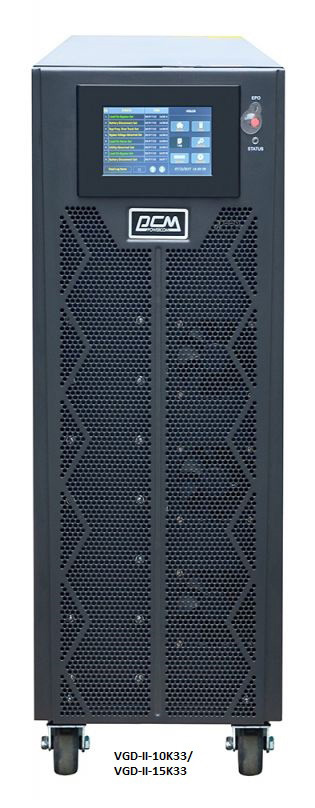 ИБП Powercom VGD-II-10K33-B, 10000 В·А, 10 кВт, черный (VGD-II-10K33-B)