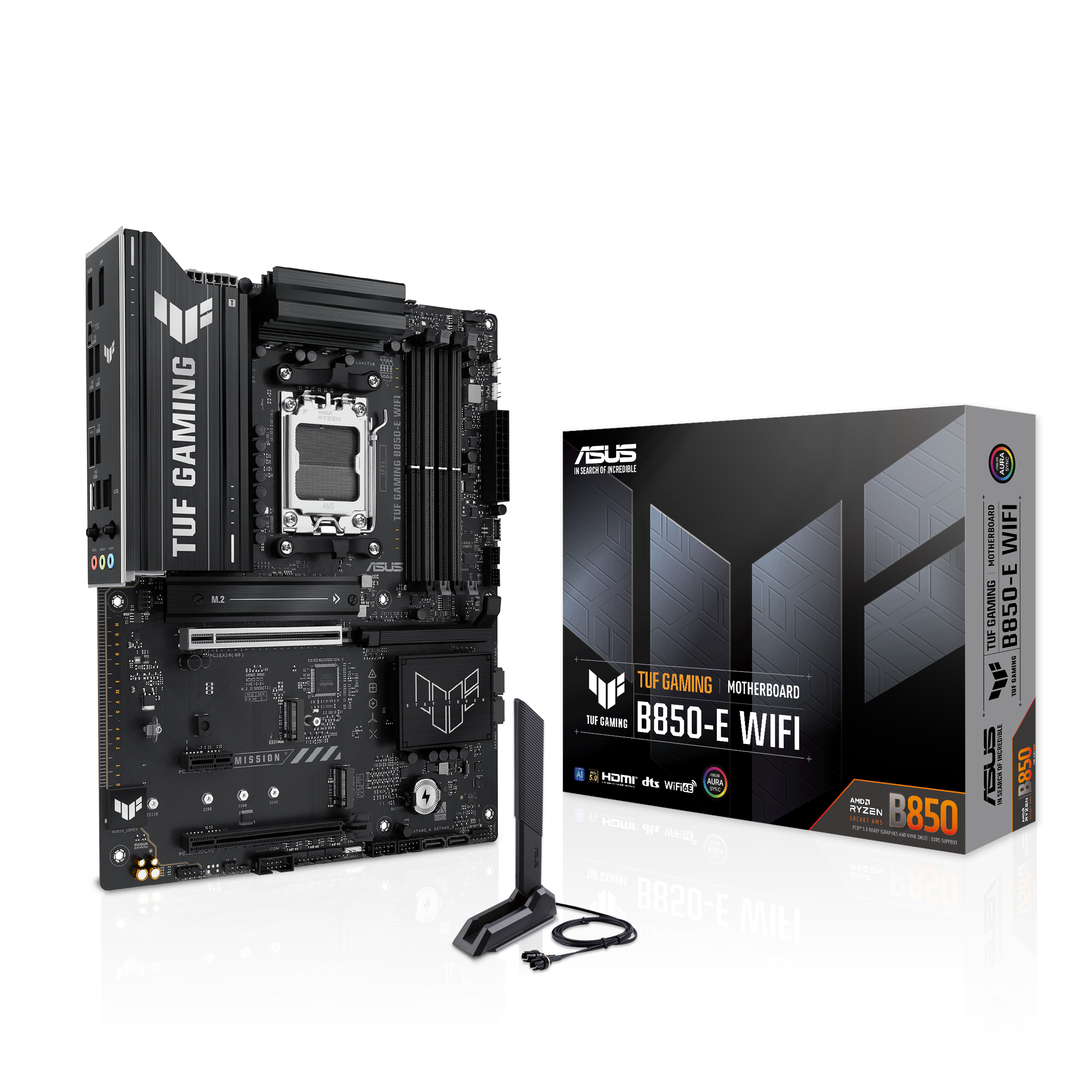 Материнская плата ASUS TUF GAMING B850-E WIFI, AM5, AMD B850, ATX
