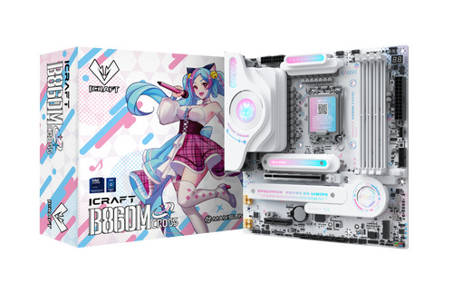 Материнская плата MaxSun iCraft B860M CROSS, LGA1851, Intel B860, mATX