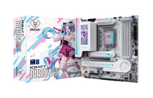 Материнская плата MaxSun iCraft B860M CROSS PRO, LGA1851, Intel B860, mATX