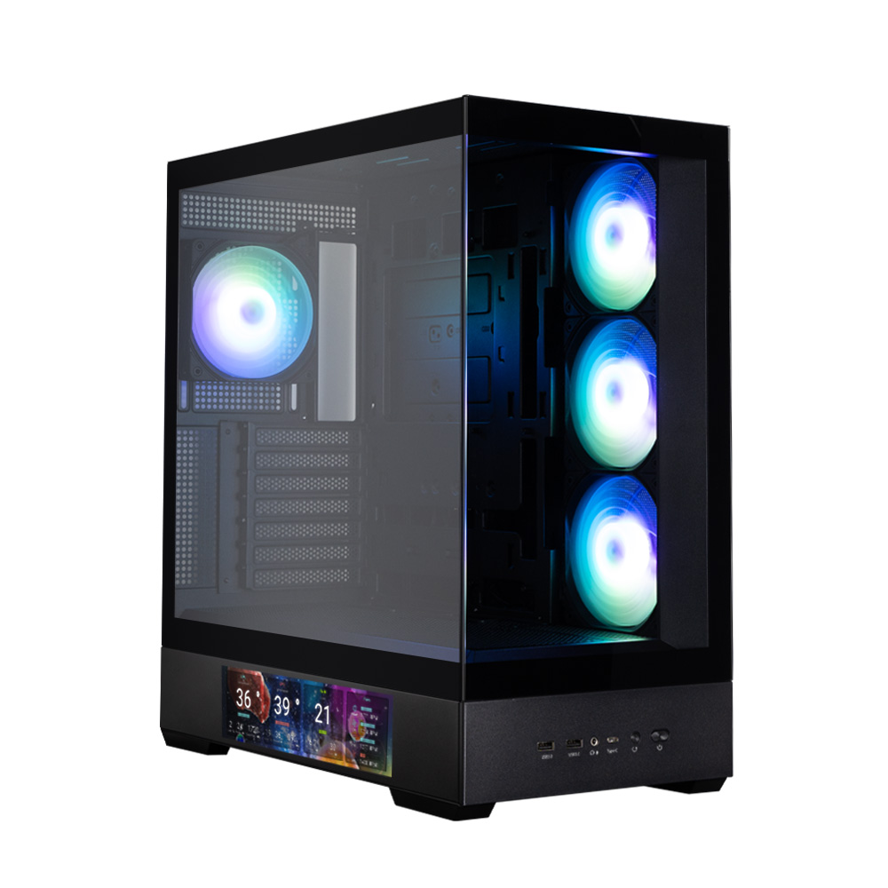 Корпус Zalman P40 DS, Midi-Tower, без БП, черный