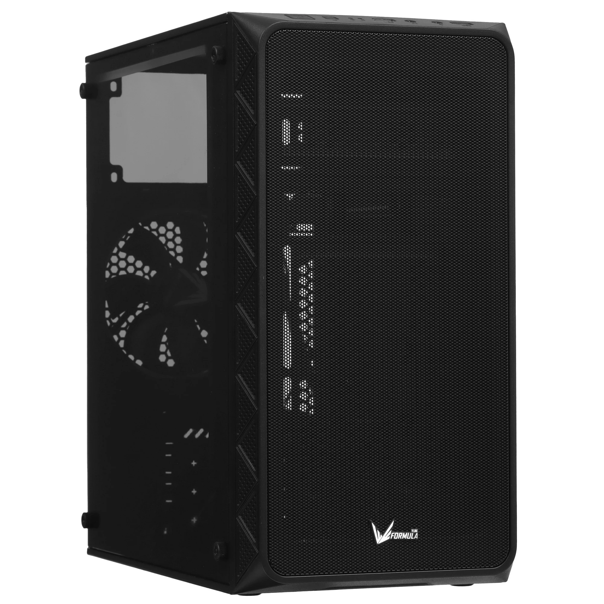 

Корпус Formula V Air Mesh G4, mATX, Mini-Tower, USB 3.0, черный, без БП (Air Mesh G4 Black), Air Mesh G4
