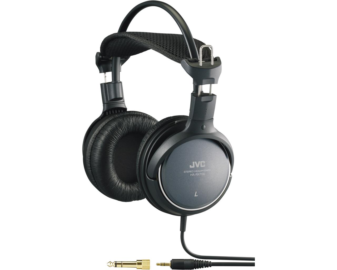 

Проводные наушники JVC HA-RX700, mini jack 3.5 mm, черный, HA-RX700