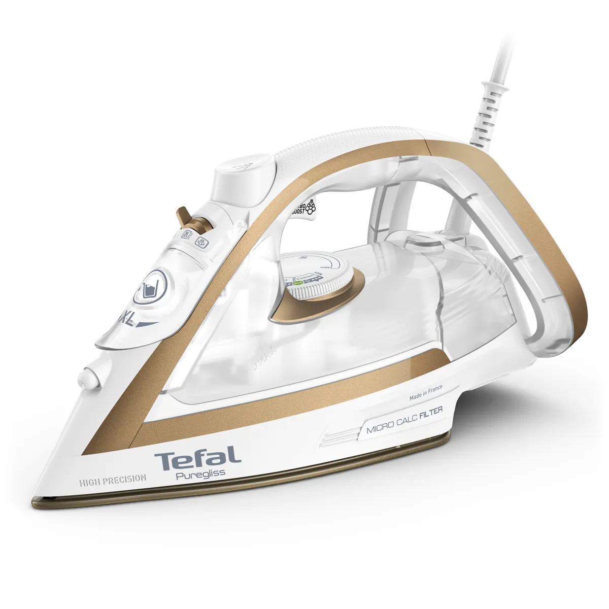 Утюг Tefal FV8042E0 2.9 кВт, белый/медный