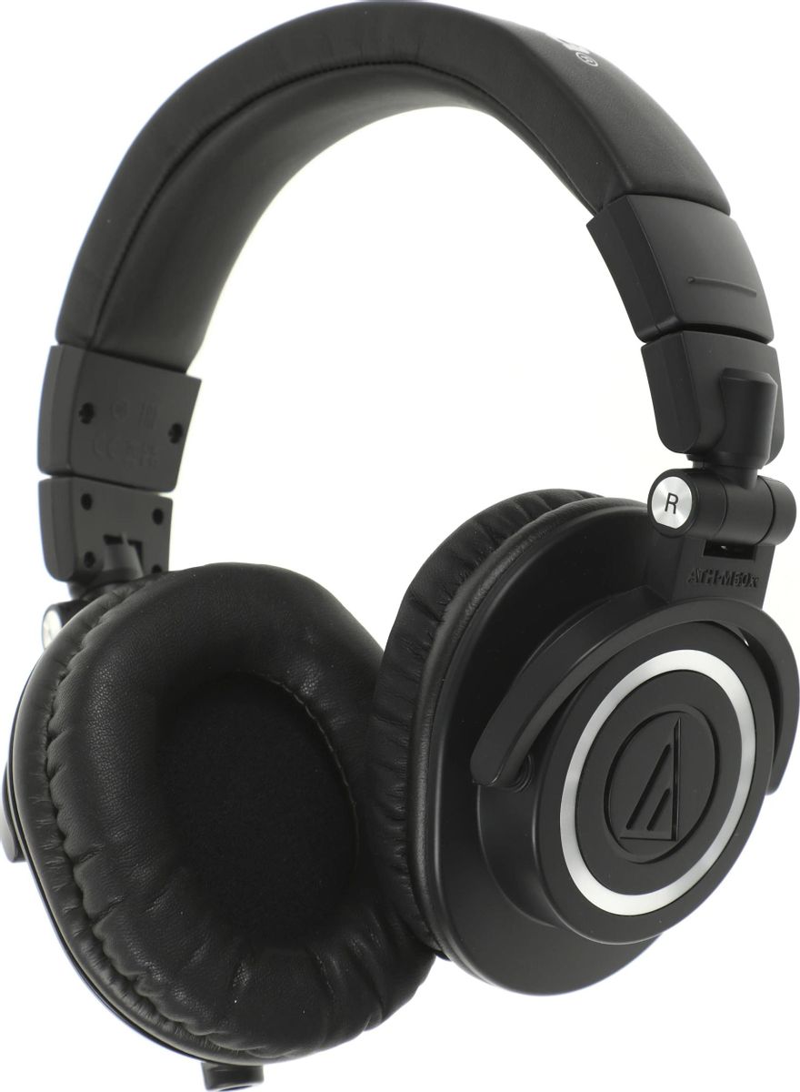 

Проводные наушники Audio-Technica ATH-M50x, jack 3.5 мм/jack 6.3 мм, черный (15117007), ATH-M50x