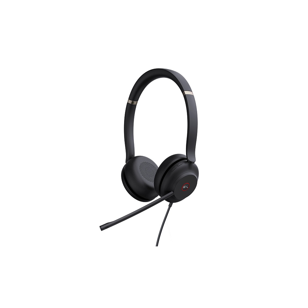Проводная гарнитура Yealink UH37 Dual UC USB-C/A, черный (UH37 Dual UC USB-C/A)