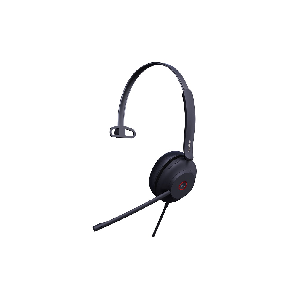 Проводная гарнитура Yealink UH37 Mono UC USB-C/A, черный (UH37 Mono UC USB-C/A)