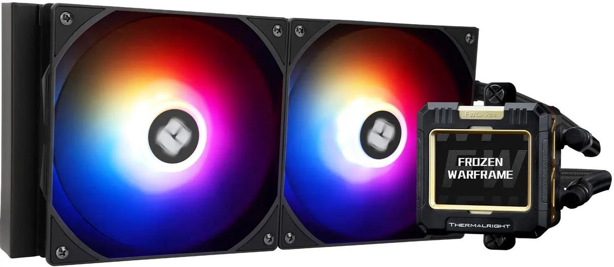 Жидкостное охлаждение Thermalright Frozen Warframe 280 ARGB BLACK, 2x140 мм