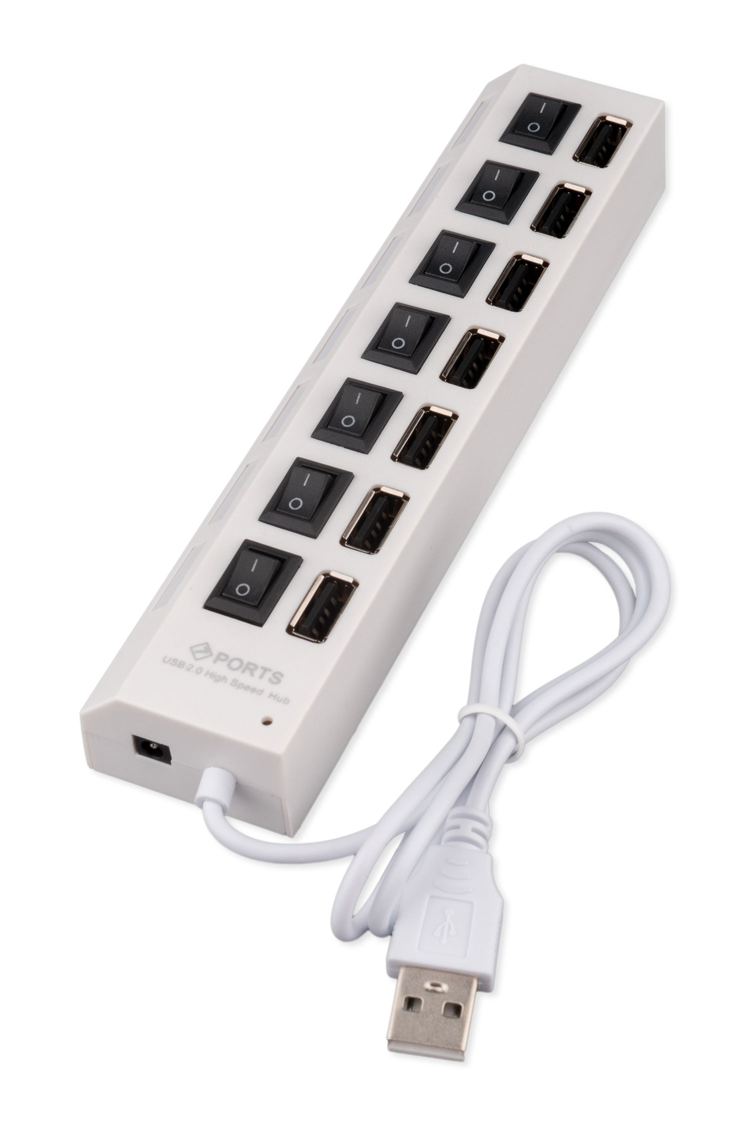 Концентратор Gembird UHB-U2P7-01W, 7xUSB 2.0
