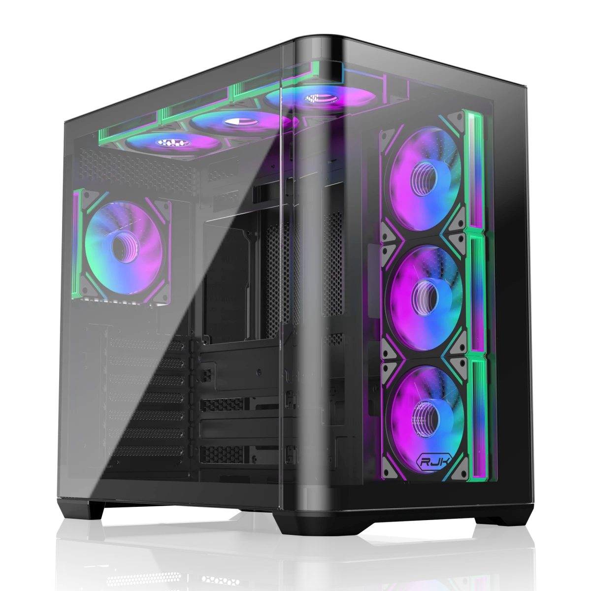 Корпус Raijintek ATREUS BT7, Midi-Tower, без БП, черный