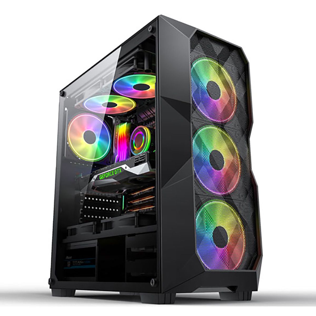 Корпус Alseye Big Jony, Midi-Tower, без БП, черный