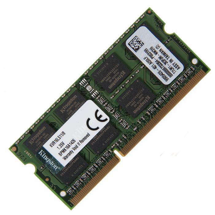 Память DDR3L SODIMM 8Gb, 1600MHz Kingston (KVR16LS11/8)