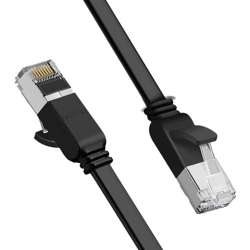 Патч-корд UGREEN UTP, кат.6, 5 м, RJ45-RJ45, черный (50187)
