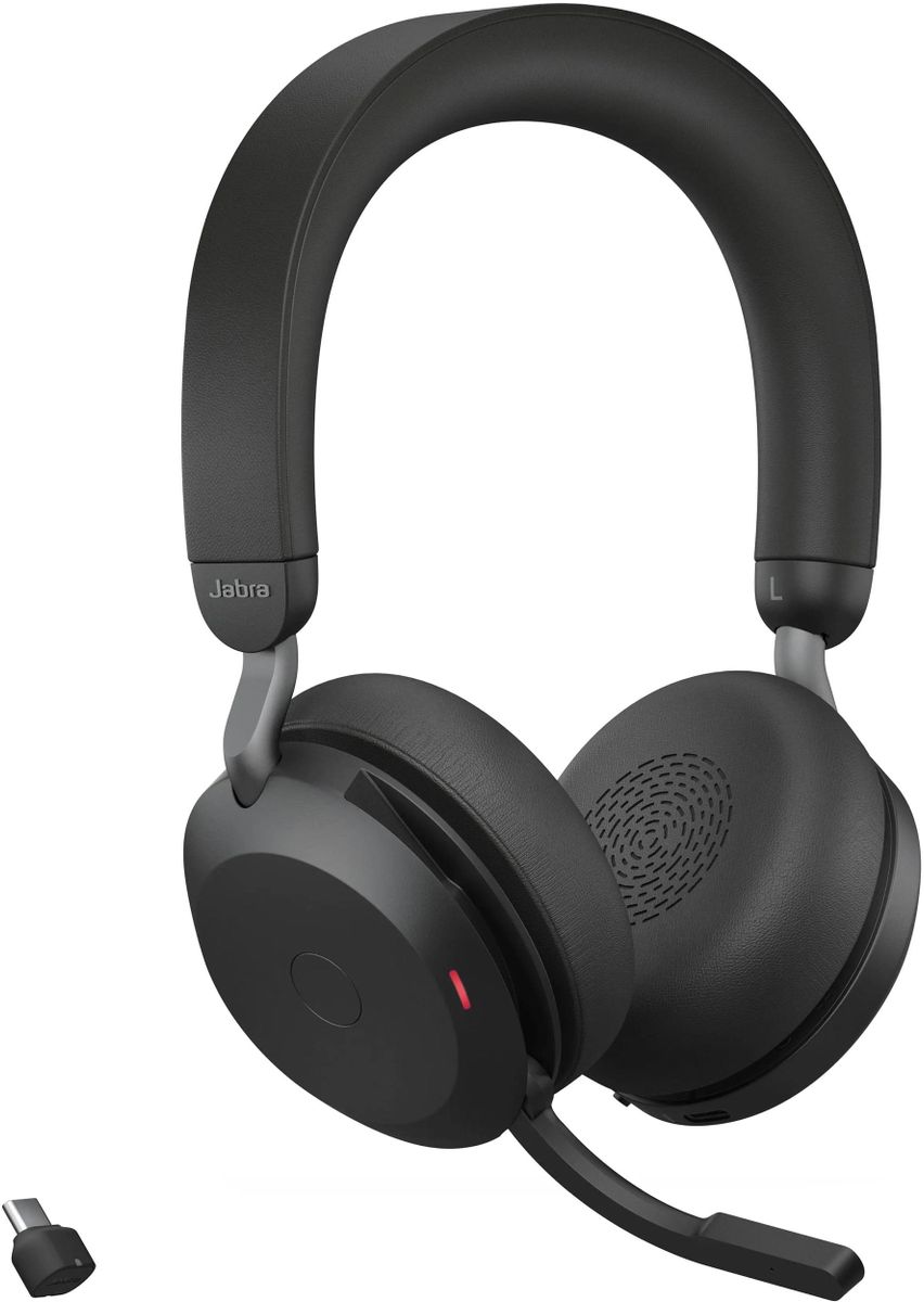 Беспроводная гарнитура Jabra Evolve2 75 Link380c MS Stereo, черный (27599-999-899)
