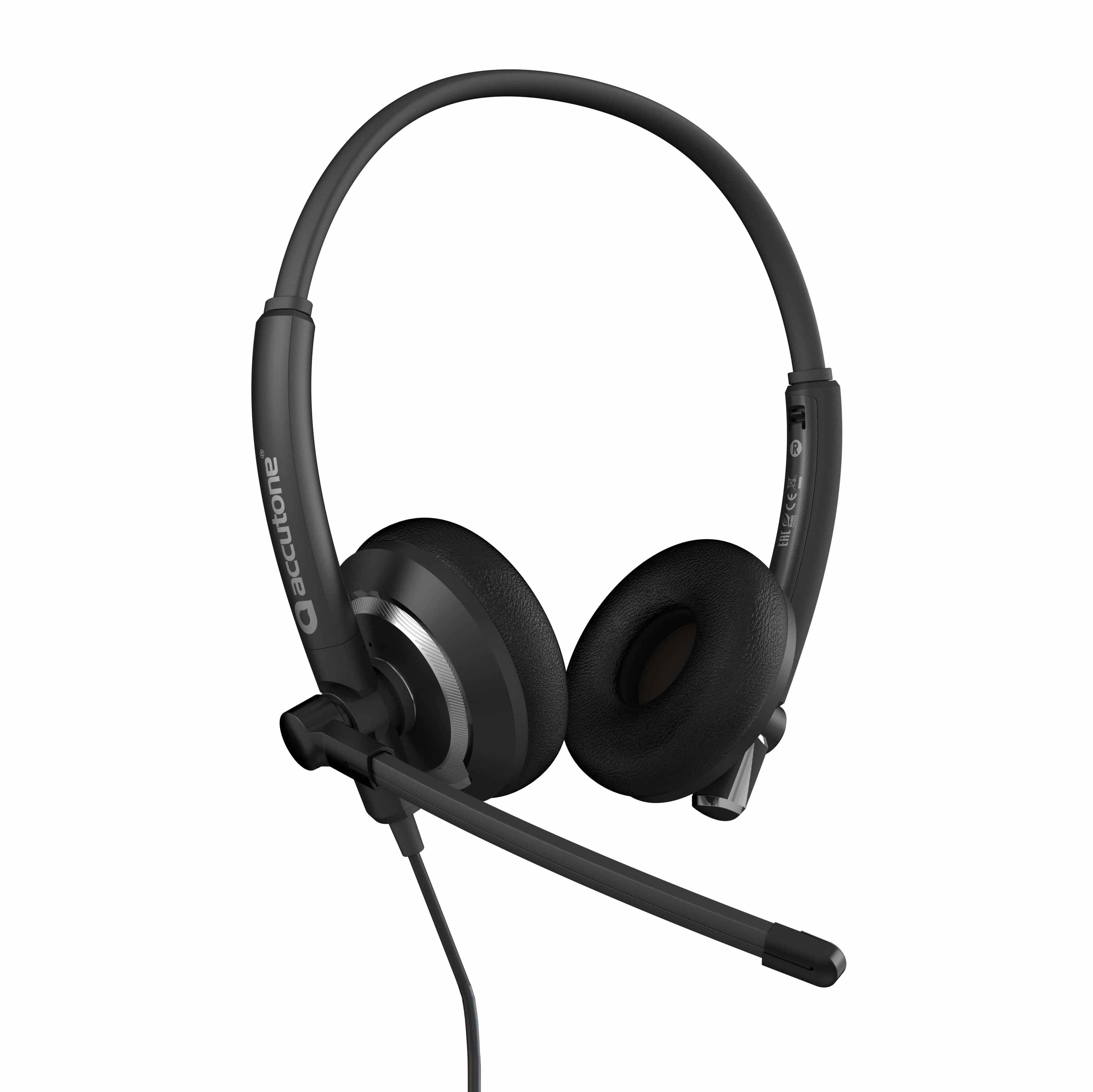 Проводная гарнитура Accutone Converse UB95 USB, черный (ZE-UB95-B-RU)