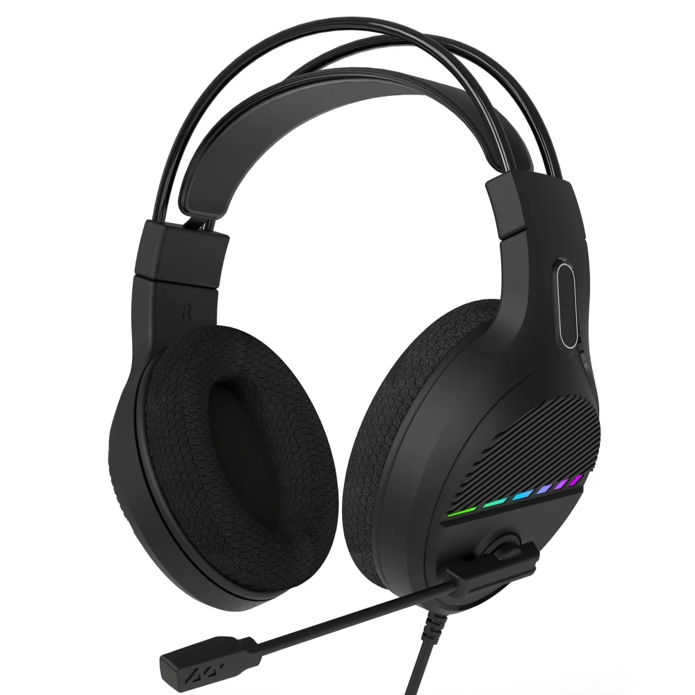 Проводная гарнитура Perfeo RGF AIR, черный (PF_C3926)