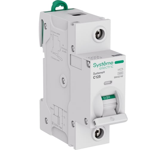 Выключатель автоматический Systeme Electric Systeme9 16А C 6 kA