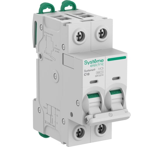 Выключатель автоматический Systeme Electric Systeme9 6А C 6 kA
