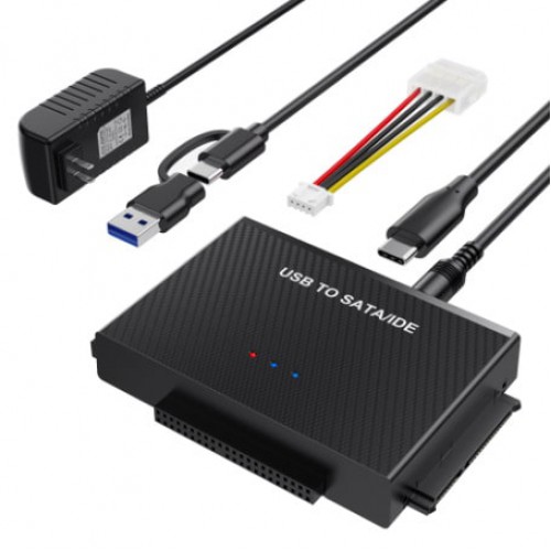 Адаптер KS-is KS-462, 1x2.5"/3.5", черный