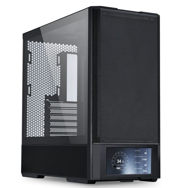 Корпус LIAN-LI Lancool 207 Digital, Midi-Tower, без БП, черный