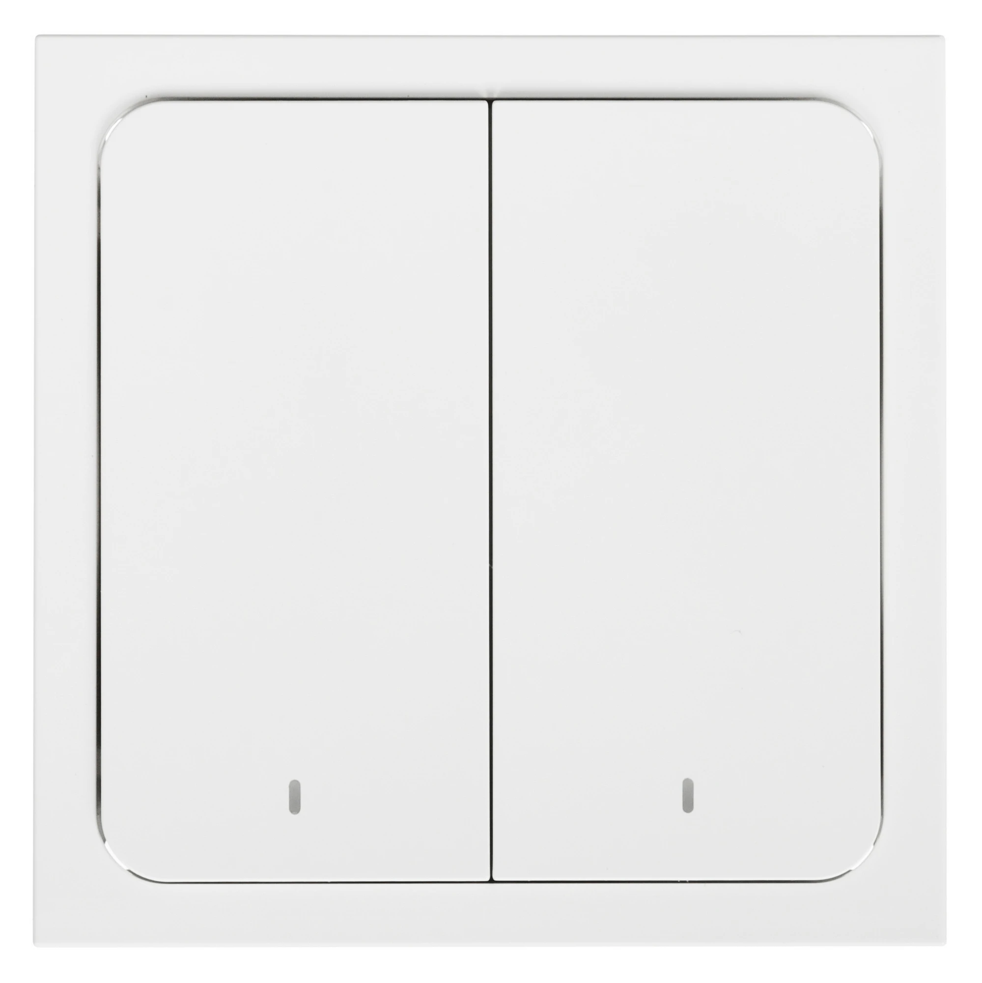 Умный выключатель Яндекс 2 клавиши, Zigbee, белый
