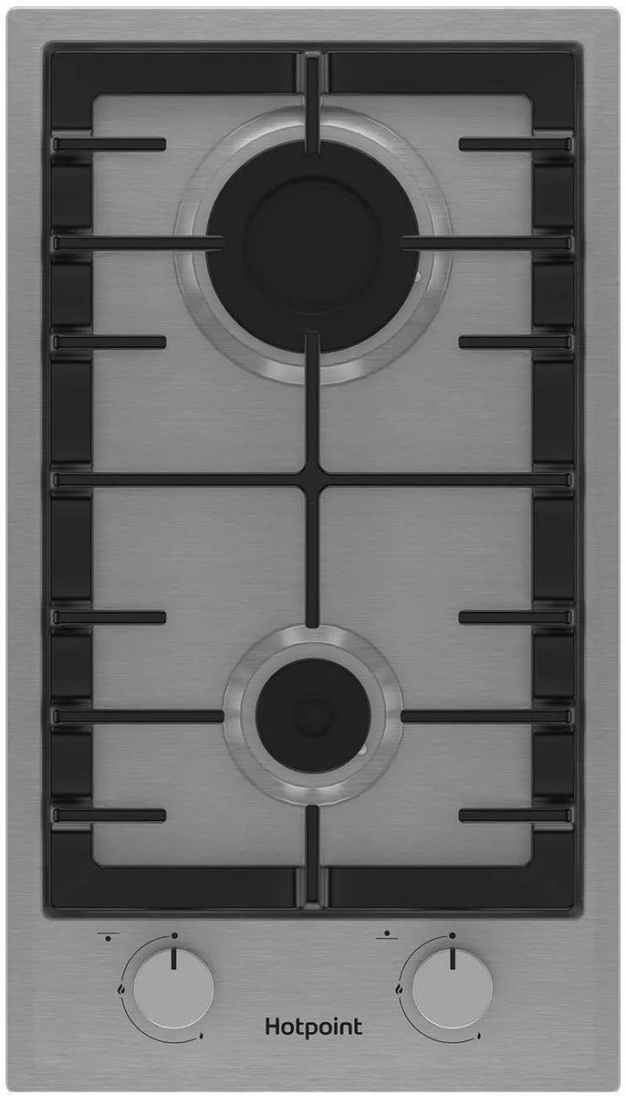 Газовая варочная панель HOTPOINT 321 IX, 2 конфорки, серебристый (321 IX)