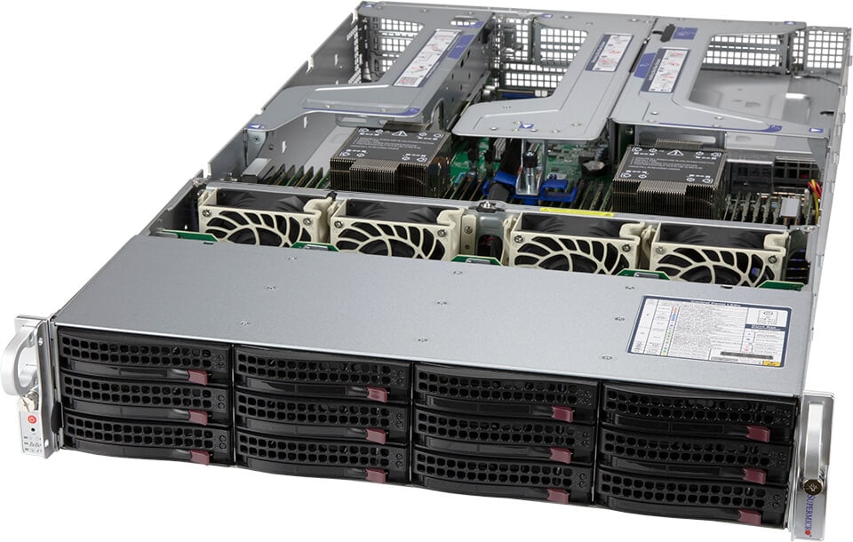 Серверная платформа SuperMicro 620U-TNR, 2xSocket4189, 32xDDR4, 12x3.5 HDD HS, Redundant 2x2000 Вт 2U (SYS-620U-TNR_2)
