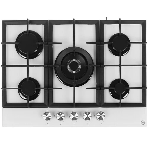 Газовая варочная панель MBS PG-801WH 5 конфорок, белый