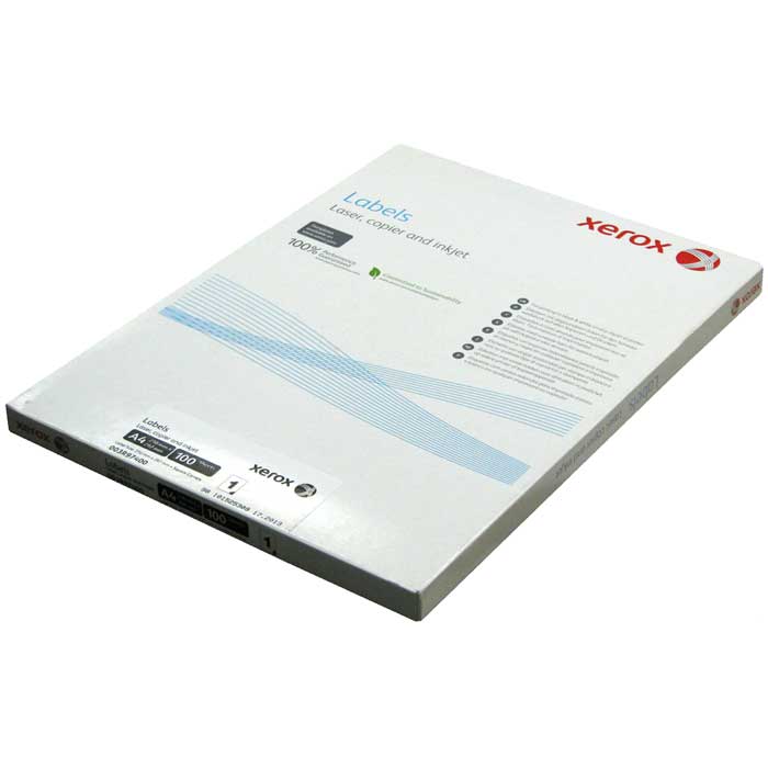 Наклейки Xerox A4
