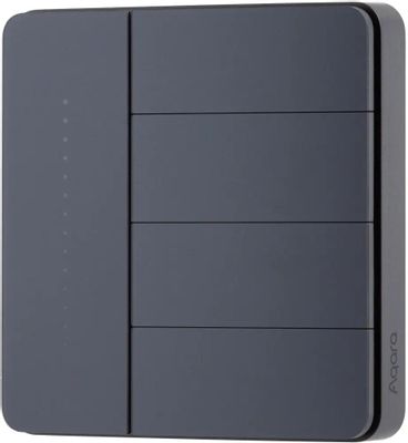 Умный беспроводной выключатель Aqara, Zigbee, графит