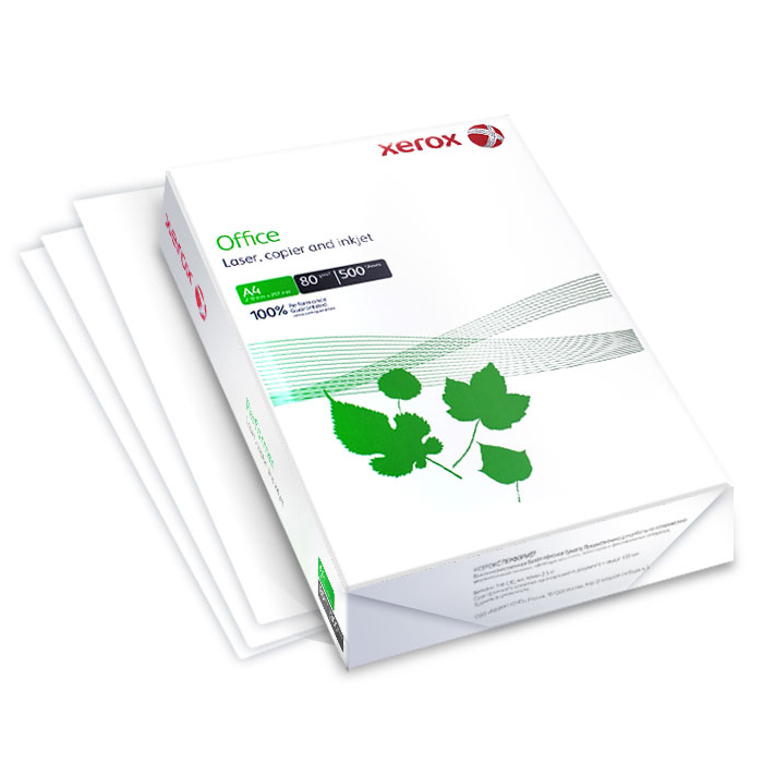 

Бумага A4 80г/м² 500 листов, 91%, 106мкм, 153% CIE, Xerox Office (421L91820), Белый