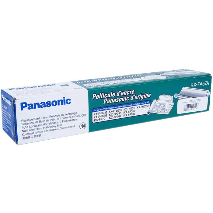 Термопленка Panasonic KX-FA57A для KX-FP343RU/363RU/KX-FB423RUW (1шт)