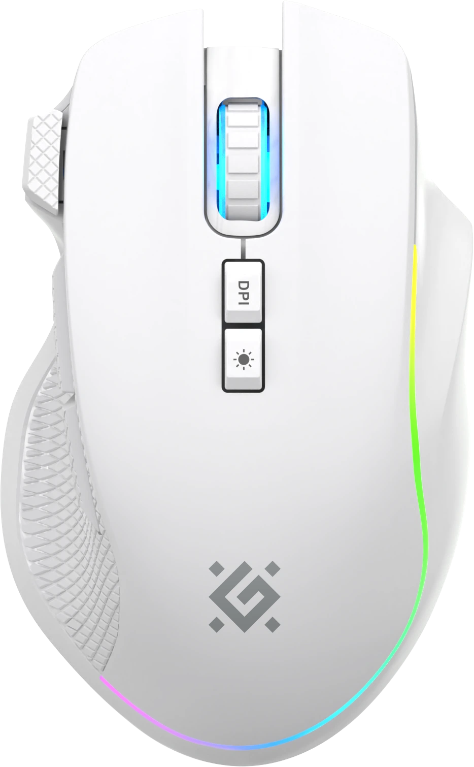 Мышь Defender Immortal GM-421, Bluetooth/Радиоканал/USB, белый (52422)