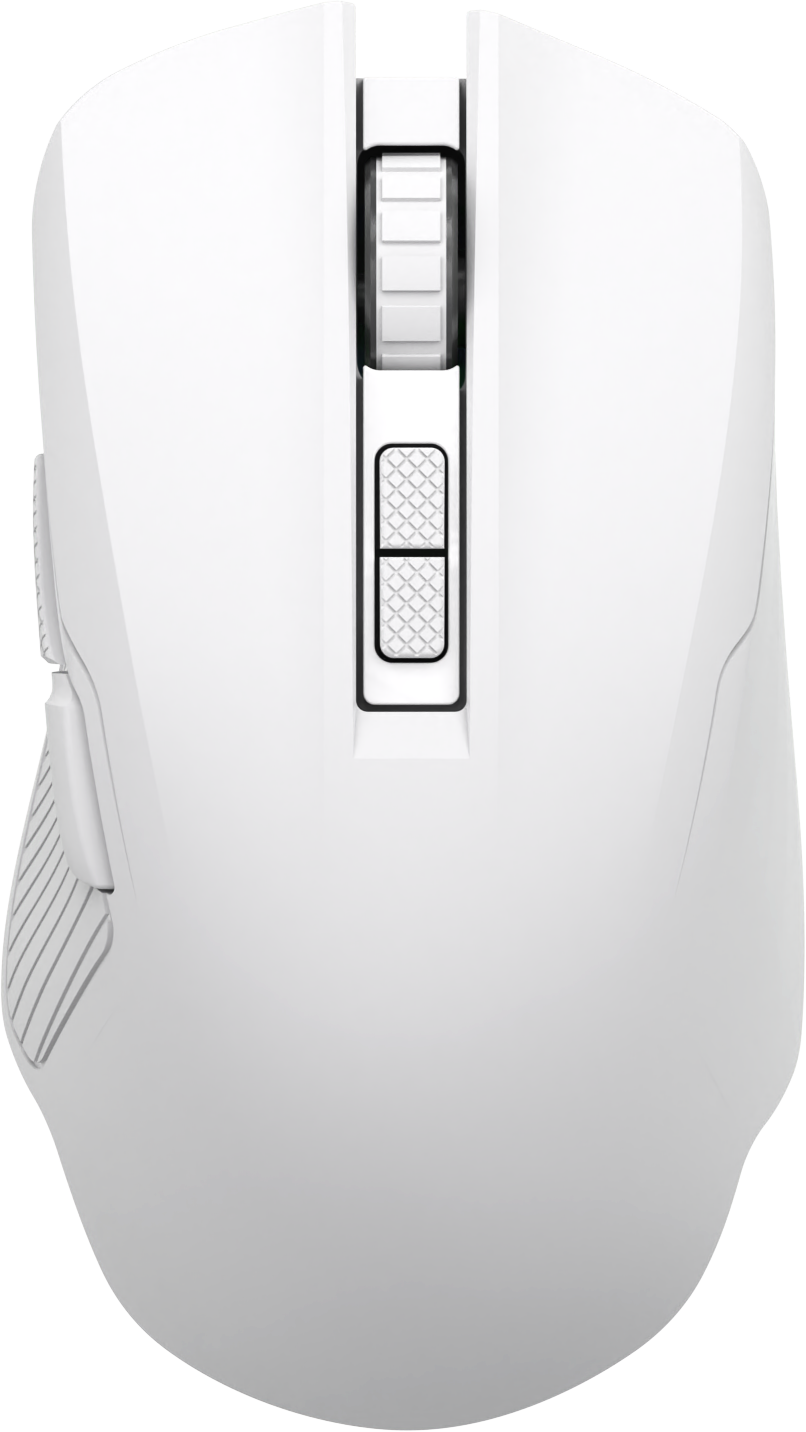 Мышь Defender Whisper GM-209, Bluetooth/Радиоканал/USB, белый (52208)