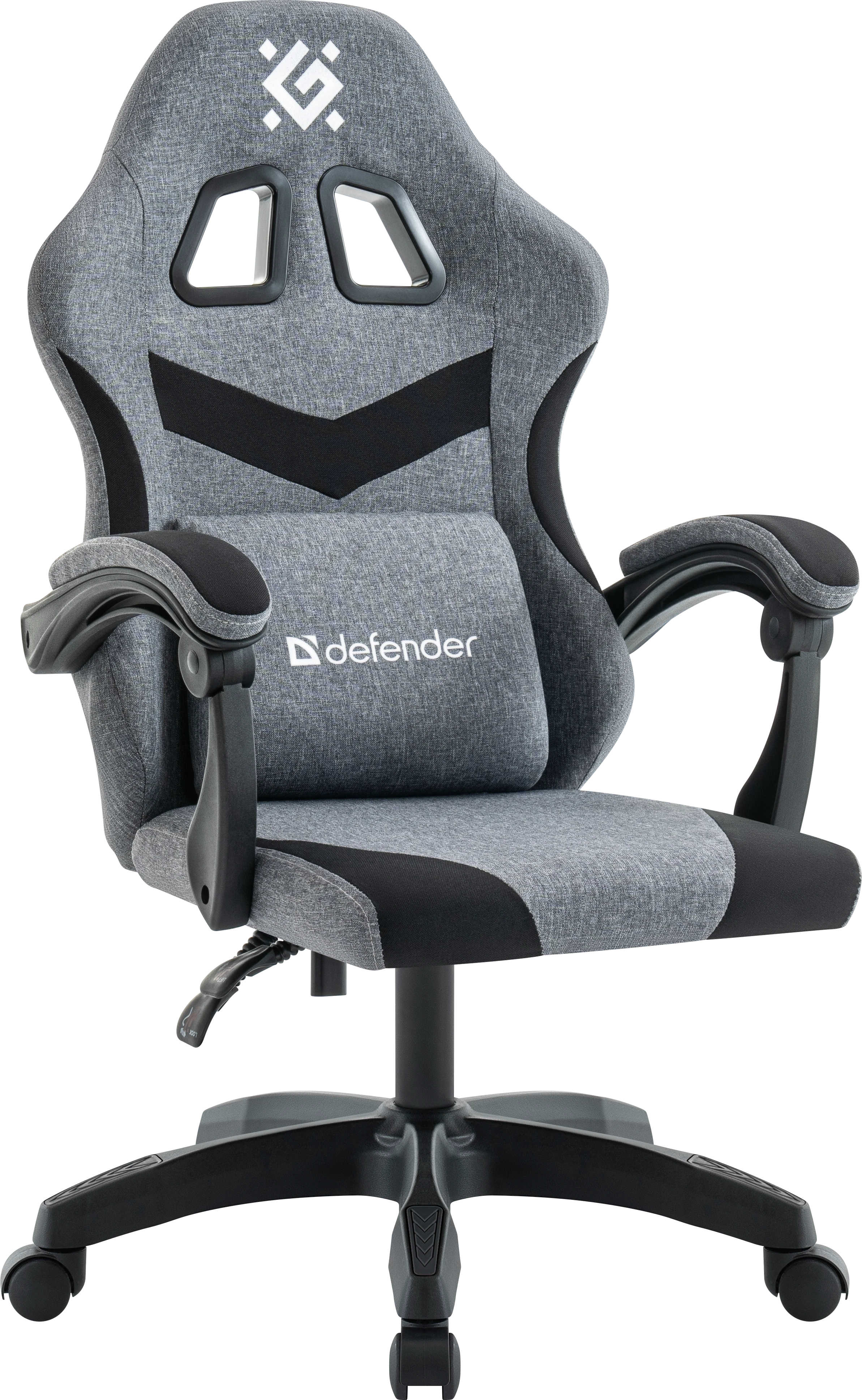 Кресло игровое Defender Runa, черный/серый