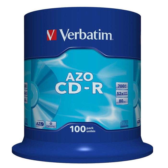 Диск Verbatim CD-R 700Mb 100 шт