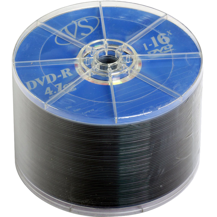 Диск VS DVD-R, 4.7Gb, 16x, 50 шт