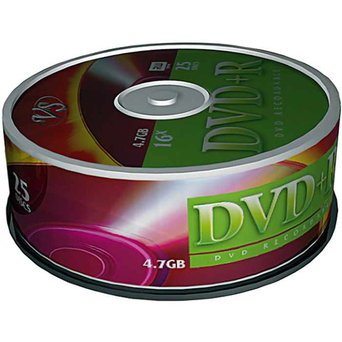 

Диск VS DVD+R, 4.7Gb, 16x, 10 шт