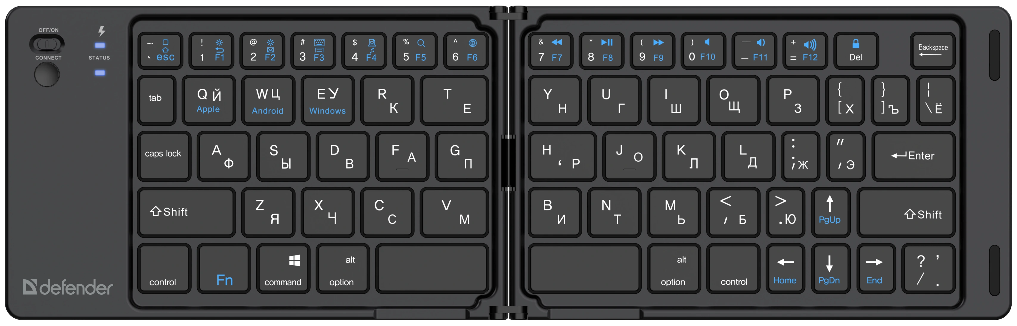 Клавиатура Defender Enigma SB-094, Bluetooth, черный (45094)