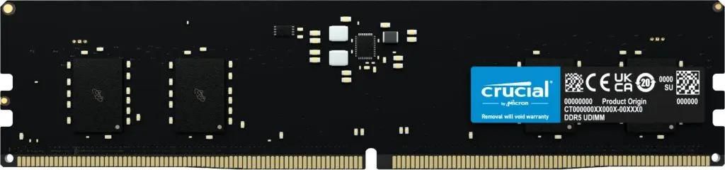 Память DDR5 DIMM 8Gb, 5600MHz Crucial (CT8G56C46U5)