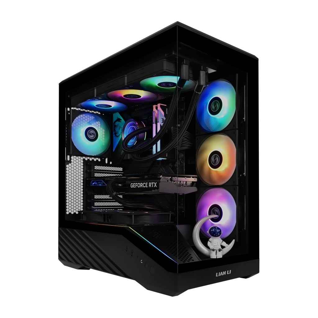 Корпус LIAN-LI Vector V100, Midi-Tower, без БП, черный