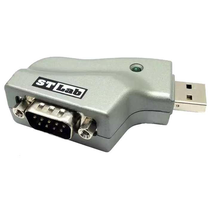 

Адаптер STLab U-350 COM 9M - USB AM, Серый