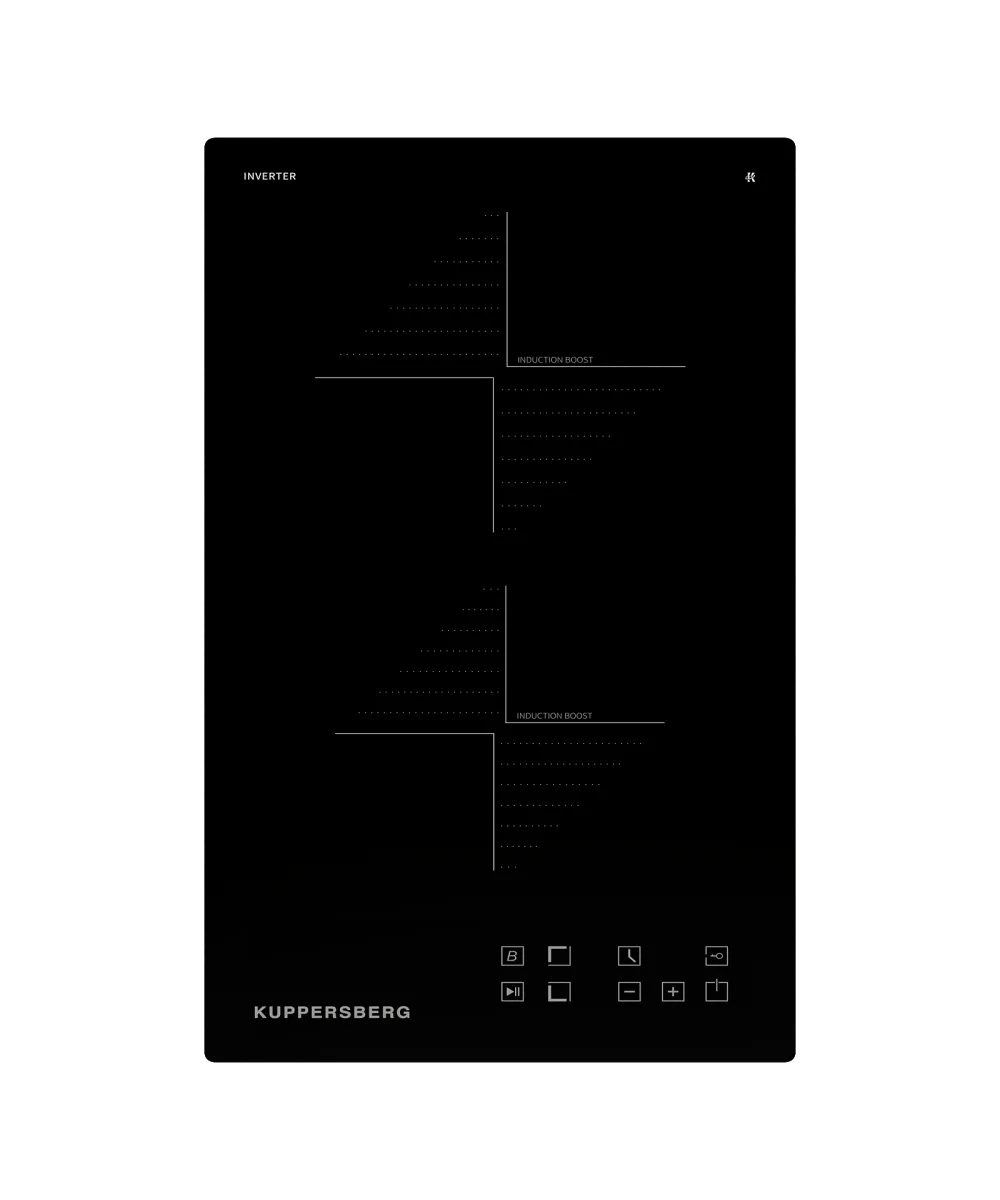Индукционная варочная панель Kuppersberg ICO 301 2 конфорки, черный
