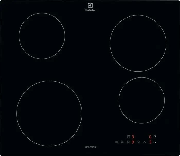 Индукционная варочная панель ELECTROLUX EIB60420CK 4 конфорки, черный