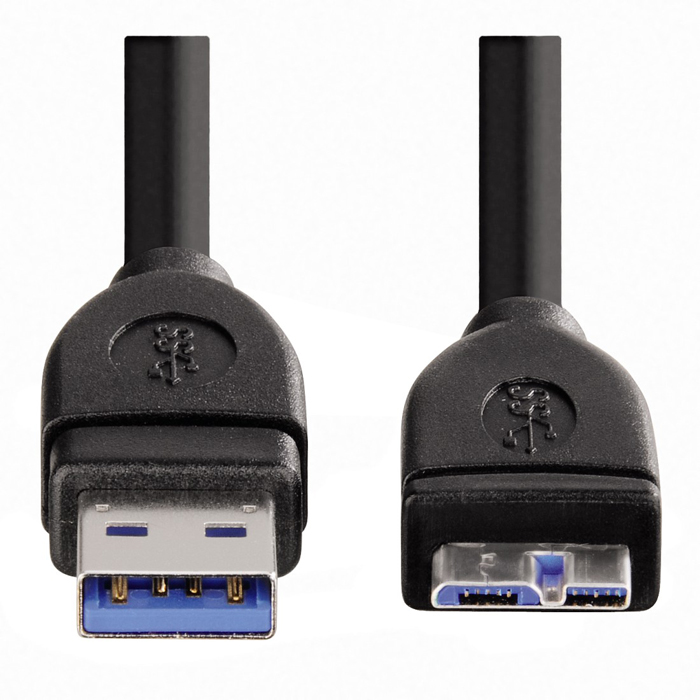

Кабель USB 3.0 A(m)-microB(m) Hama, 1.8m (H-54507/00054507), Черный